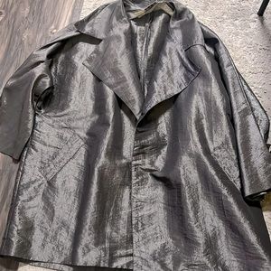 Ann Tjian for kenar festive coat for women size petite medium